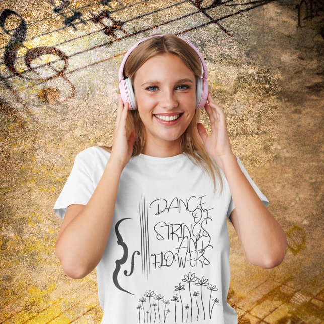 Dance of Strings and Flowers T-Shirt (Skapare uppladdad)