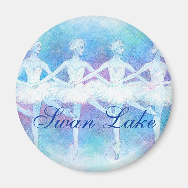 Dance of the Baby Svanar Magnet (Framsidan)