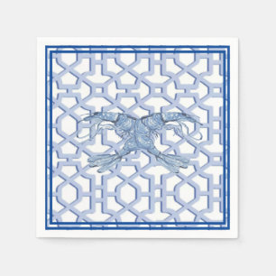 Dance of the Blue Shrimp Papper Plate Pappersservett