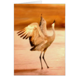 Dance of the Crane Hälsningskort
