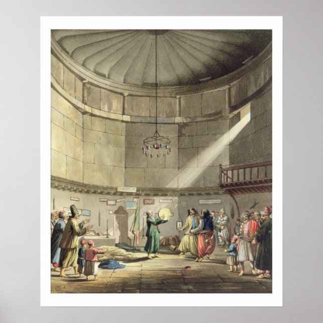 Dance of the Dervishes, plate 3 from Part 1 of 'VI Poster (Framsidan)