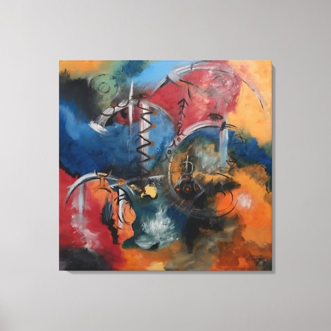 Dance of the Elements Canvastryck (Framsida)