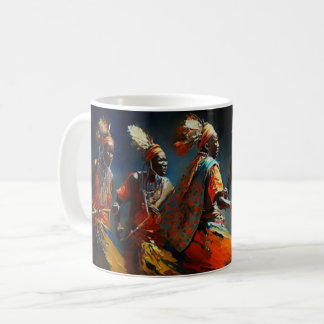 Dance of the Maasai, Afrikan Kaffemugg