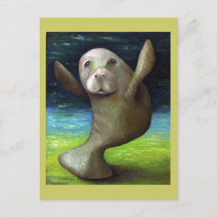 Dance of the Manatee Vykort