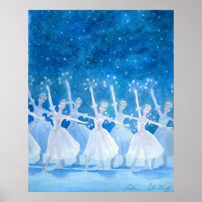 Dance of the Snöflingor Art Print Poster (Framsidan)