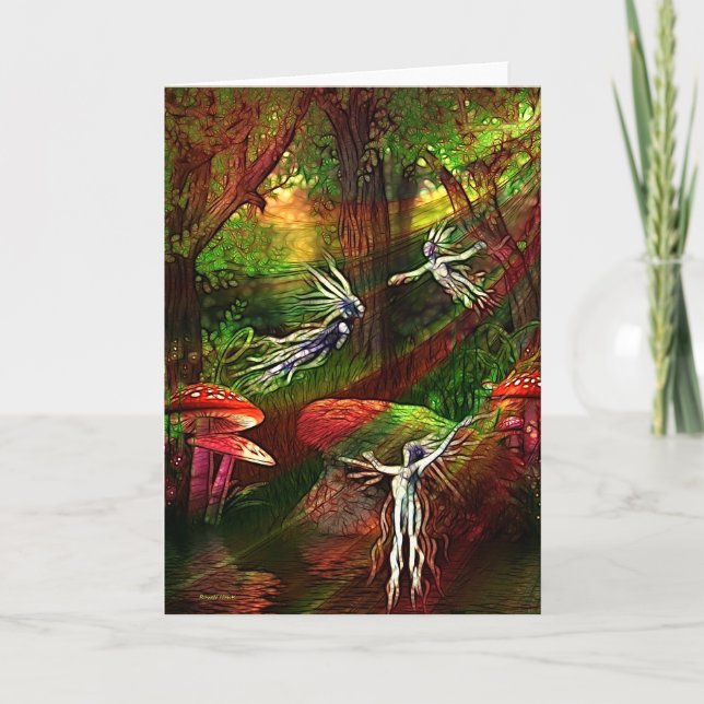 Dance of the Vatten Sprite Kort (Framsida)