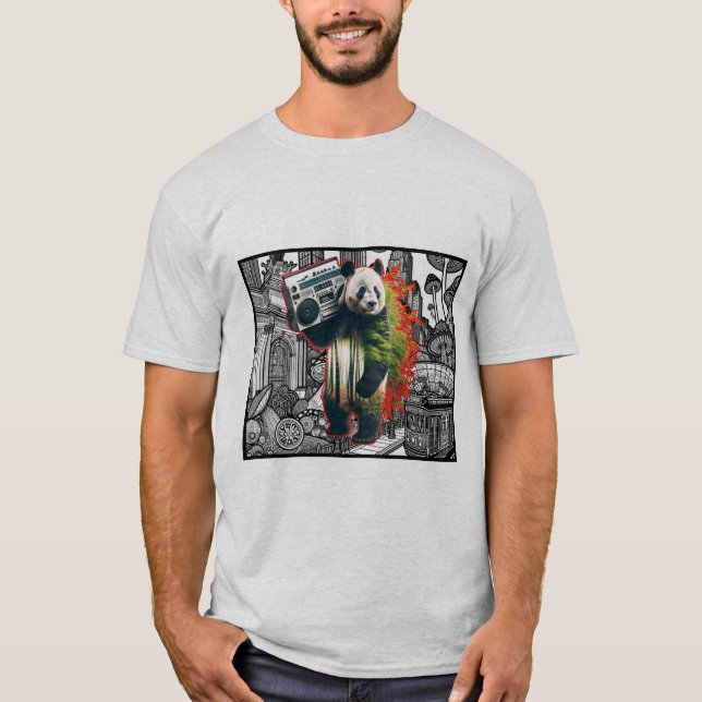 Dance Panda T Shirt (Framsida)