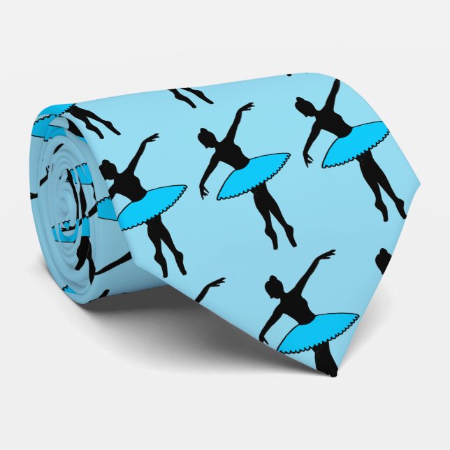 Dance Pappa Blue Ballerina Ballet Dancer Teacher T Slips (Rullad)