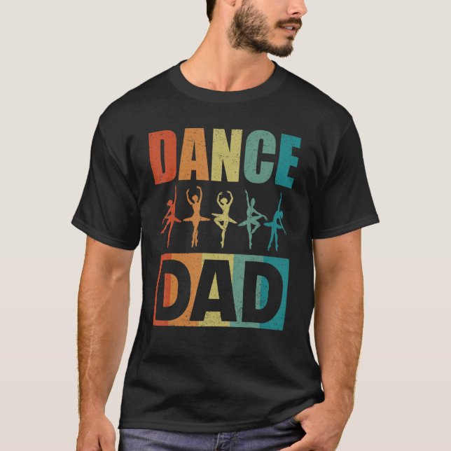 Dance Pappa Dancing Pappa Dancer För manar T Shirt (Framsida)