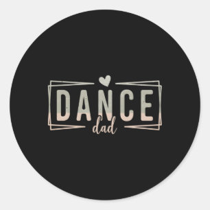 Dance Pappa Dancing Pappa Proud Dancer Pappa Pappo Runt Klistermärke