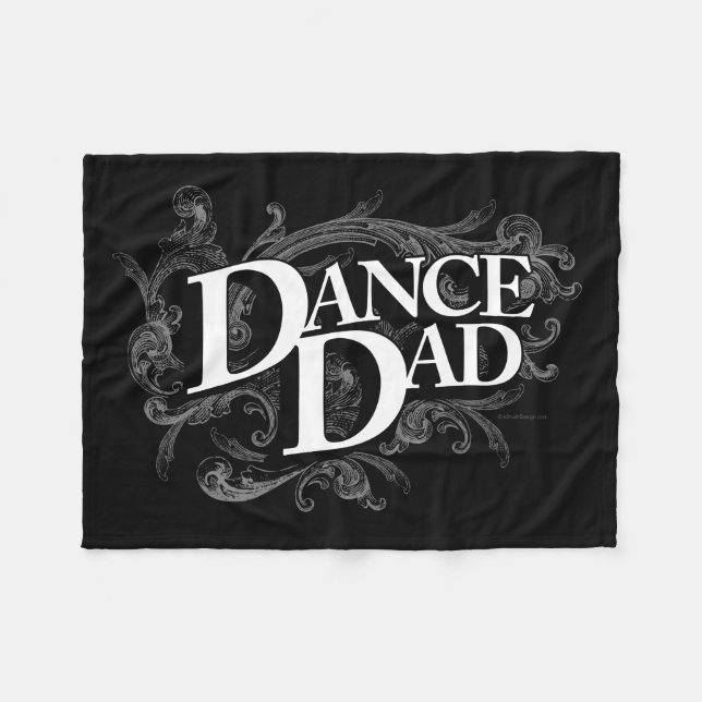 Dance Pappa Fleecefilt (Framsidan (Horisontell))