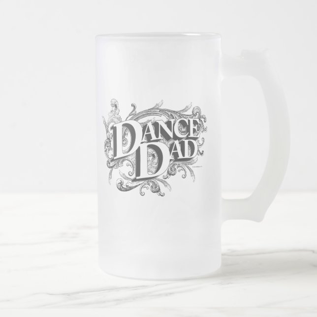 Dance Pappa Frosted Glass Beer Mugg (Höger)