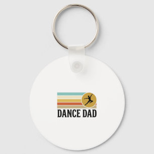 Dance Pappa Vintage Retro Gravyr T-Shirt Design_1 Nyckelring