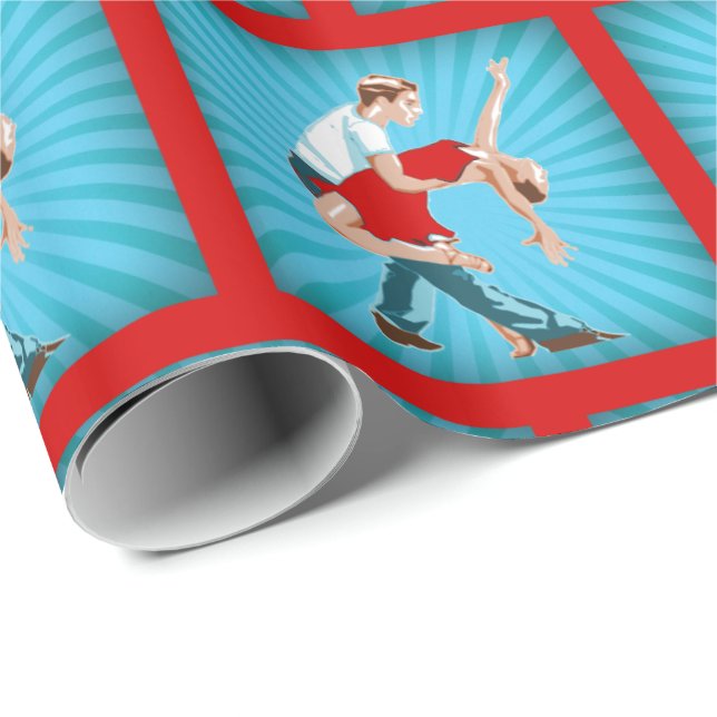 Dance par Gift Wrapping papper Presentpapper (Rullad Hörn)