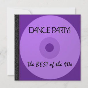 Dance Party CD Inbjudan