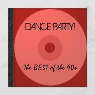 Dance Party CD Inbjudan