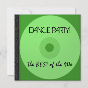 Dance Party CD Inbjudan