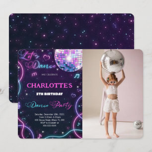 Dance Photo-inbjudan Inbjudningar