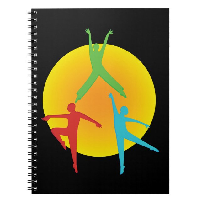 Dance Poses Anteckningsbok (Framsidan)