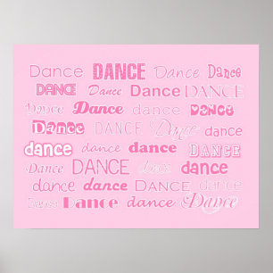 Dance Poster Rosa