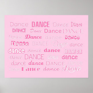 Dance Poster Rosa