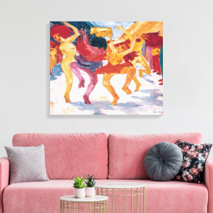 Dance runt Golden Calf   Emil Nolde   Canvastryck