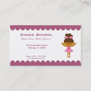 Dance School Visitkort