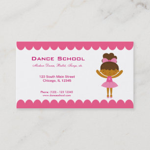 Dance School Visitkort