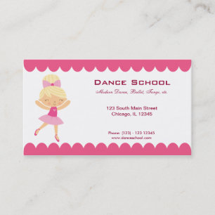 Dance School Visitkort