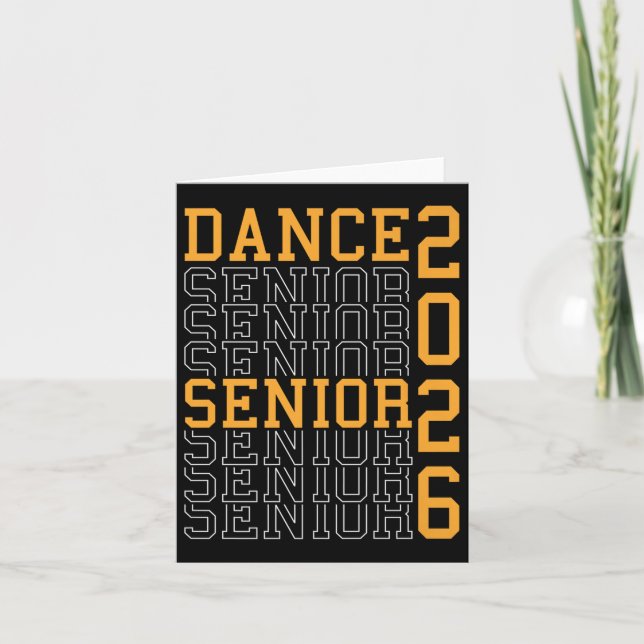 Dance Senior Night Dance Senior 2026 Studenten 18 Kort (Framsida)