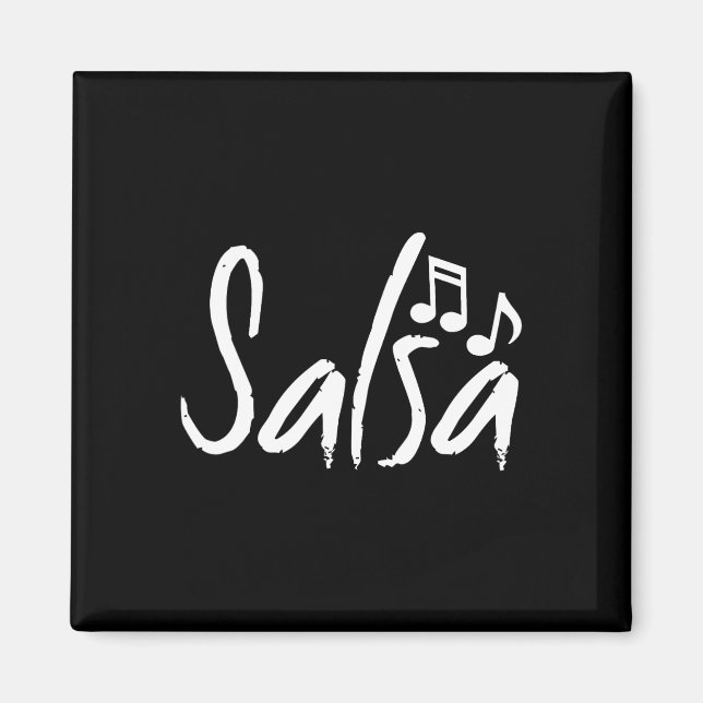 Dance Shirt Salsa Funny Dancing Gifts Magnet (Framsidan)