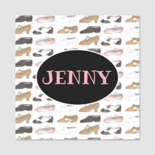 Dance Shoes Ballet Tap Jazz Lyrical Födelsedagsfes Namnbricka