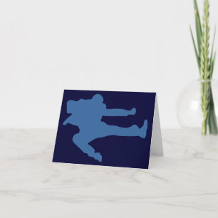 Dance Silhouette Note Card Kort