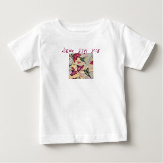 Dance Sjunga Hummingbird Art Flicka Tutu T-shirt