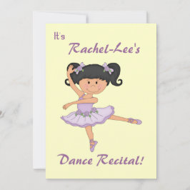 Dance Skäl Ballerina Inbjudningar