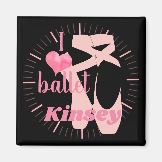 Dance Skäl Ballet Magnet (Framsidan)
