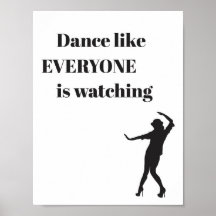 Dance som alla tittar på - Poster