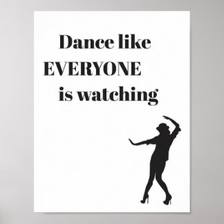 Dance som alla tittar på - Poster