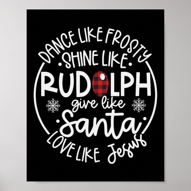 Dance som Frosty Shine som Rudolph Kärlek som Jes Poster (Framsidan)