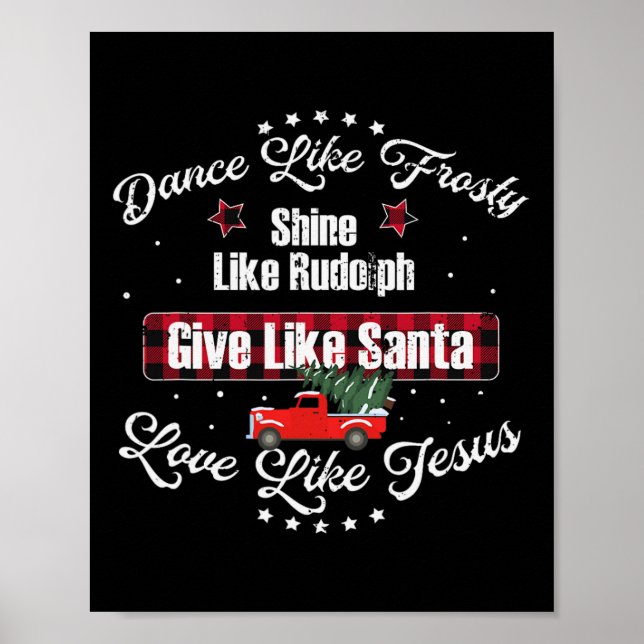 Dance som Frosty Shine som Rudolph Kärlek som Jes Poster (Framsidan)
