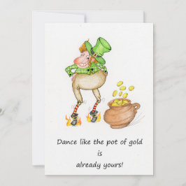 Dance som guld är din redan! julkort