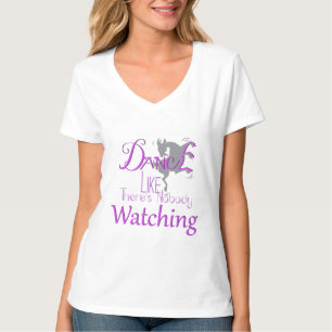 DANCE som ingen tittar på geten (Orchid) Tee Shirt