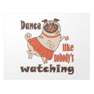 Dance som ingen tittar på Hund Anteckningsblock