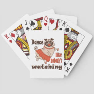 Dance som ingen tittar på Hund Casinokort