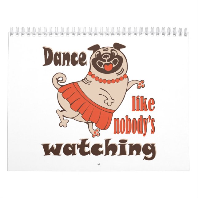 Dance som ingen tittar på Hund Kalender (Omslag)