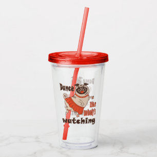 Dance som ingen tittar på Hund Take Away Mugg