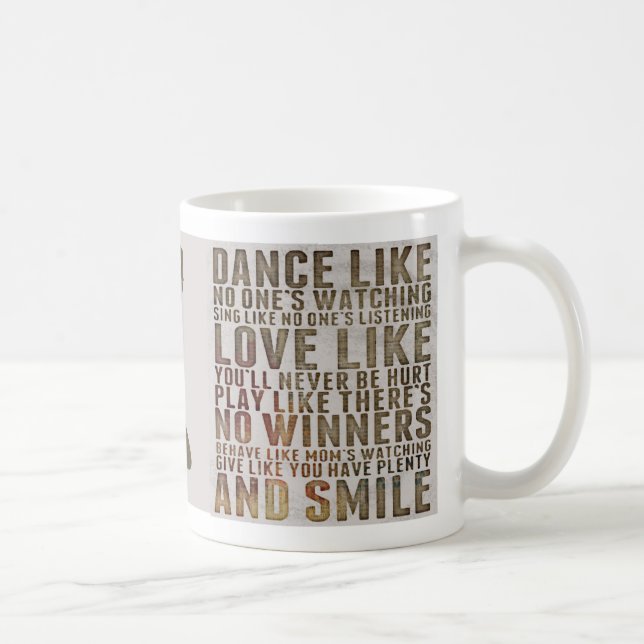 Dance som ingen tittar på kaffemugg (Höger)