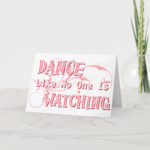 Dance som ingen tittar på kort