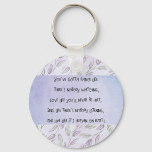 Dance som ingen tittar på nyckelring