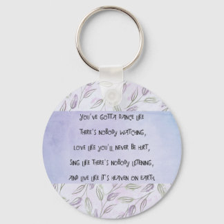 Dance som ingen tittar på nyckelring